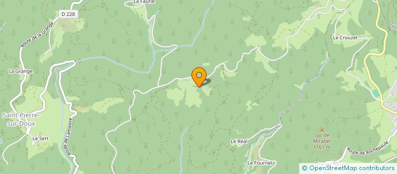 localisation de l'entreprise MONSIEUR DAVID HANSER  LALOUVESC