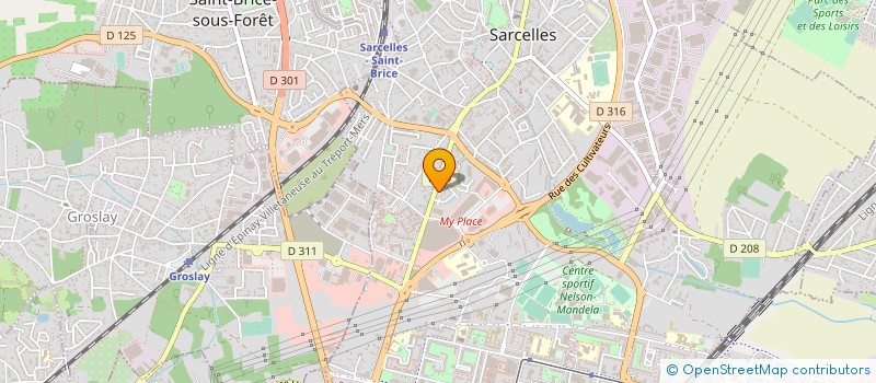 localisation de l'entreprise MONSIEUR DAVID HAOUAT à SARCELLES