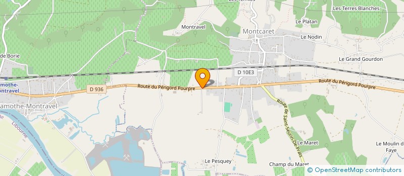 localisation de l'entreprise MONSIEUR DAVID HARBOUN à MONTCARET