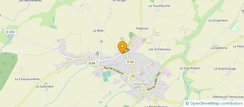 localisation de l'entreprise MONSIEUR DAVID HARDOUIN  CHEMILLE-EN-ANJOU