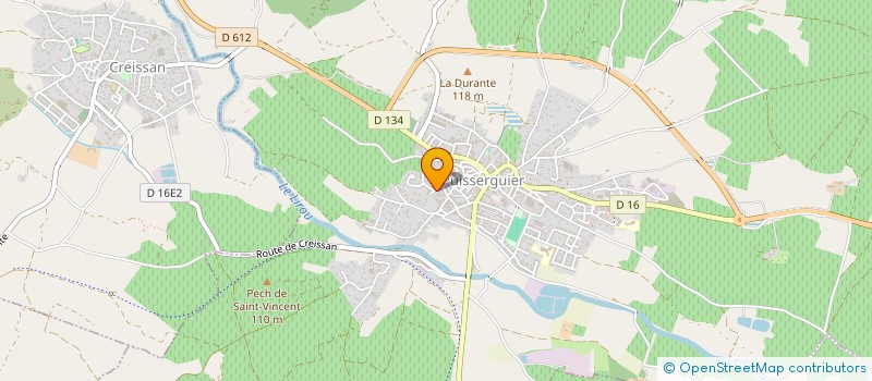 localisation de l'entreprise MONSIEUR DAVID HARRISON  PUISSERGUIER