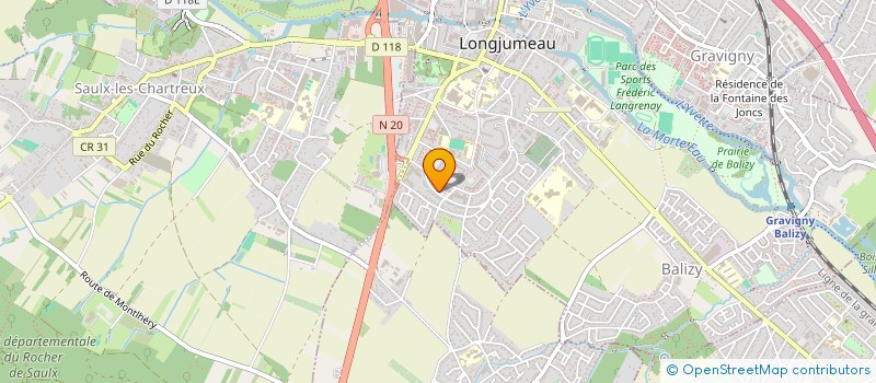 localisation de l'entreprise MONSIEUR DAVID HARRUS à LONGJUMEAU