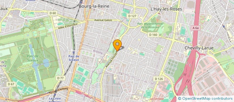 localisation de l'entreprise MONSIEUR DAVID HASCOUT  L'HAY-LES-ROSES