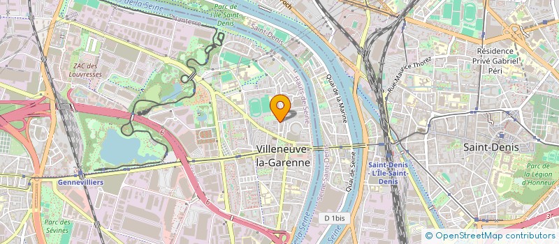 localisation de l'entreprise MONSIEUR DAVID HASSINE  VILLENEUVE-LA-GARENNE