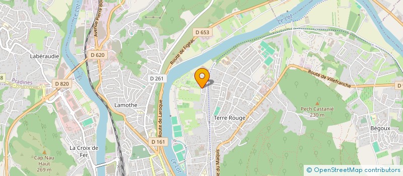 localisation de l'entreprise MONSIEUR DAVID HATTON  CAHORS