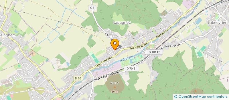 localisation de l'entreprise MONSIEUR DAVID HAUSPIE  LAPUGNOY