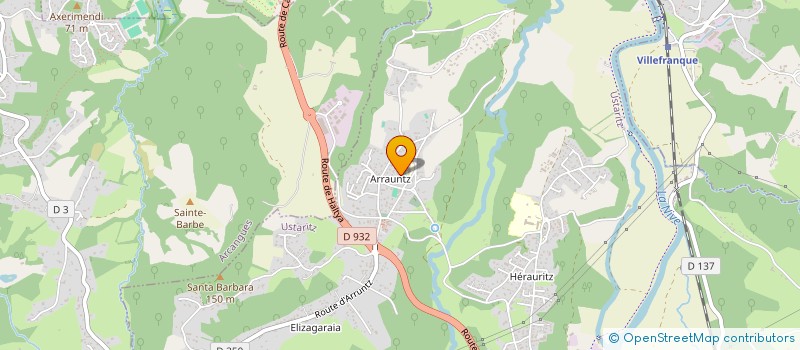 localisation de l'entreprise MONSIEUR DAVID HAUTE-MOUFFRON  USTARITZ