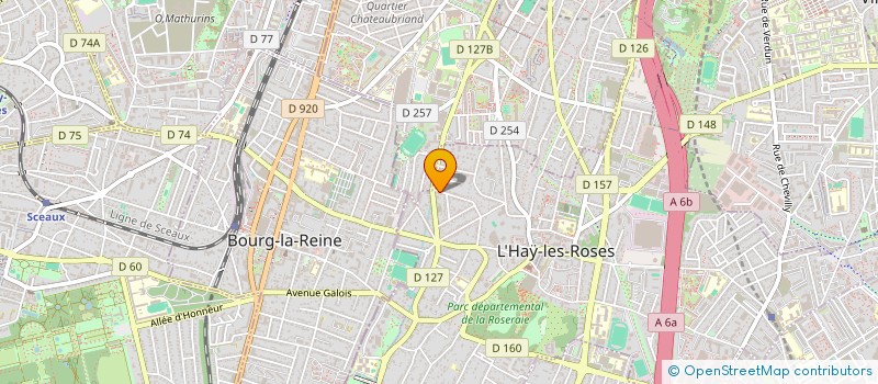 localisation de l'entreprise MONSIEUR DAVID HAYOT  L'HAY-LES-ROSES