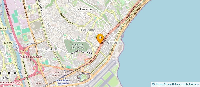 localisation de l'entreprise MONSIEUR DAVID HAZIZA  NICE