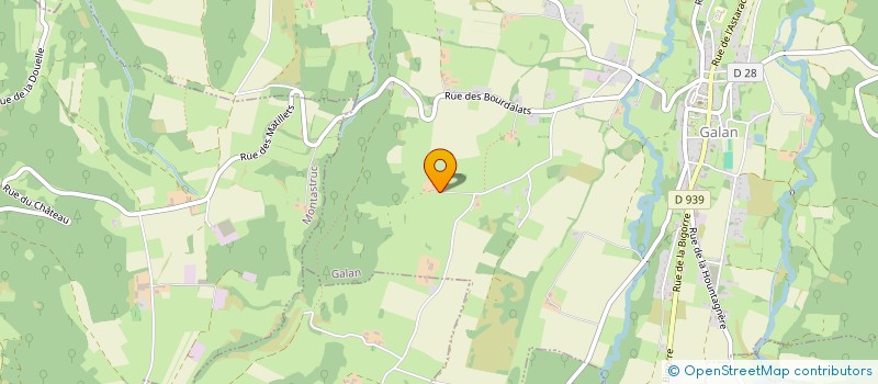 localisation de l'entreprise MONSIEUR DAVID HEBRARD  GALAN