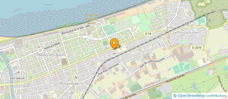 localisation de l'entreprise MONSIEUR DAVID HEDDADJI à DUNKERQUE