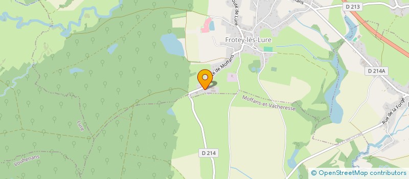 localisation de l'entreprise MONSIEUR DAVID HEGELEN  FROTEY-LES-LURE