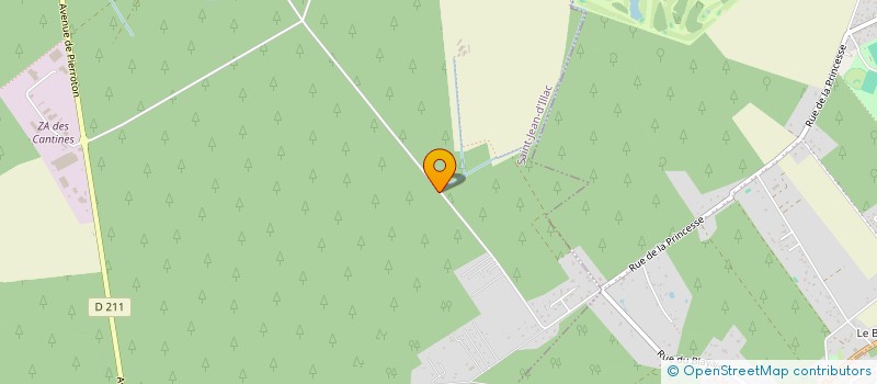 localisation de l'entreprise MONSIEUR DAVID HELFRICK  SAINT-JEAN-D'ILLAC