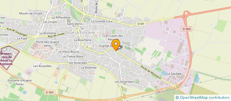 localisation de l'entreprise MONSIEUR DAVID HELFRICK  SAINTE-VERGE