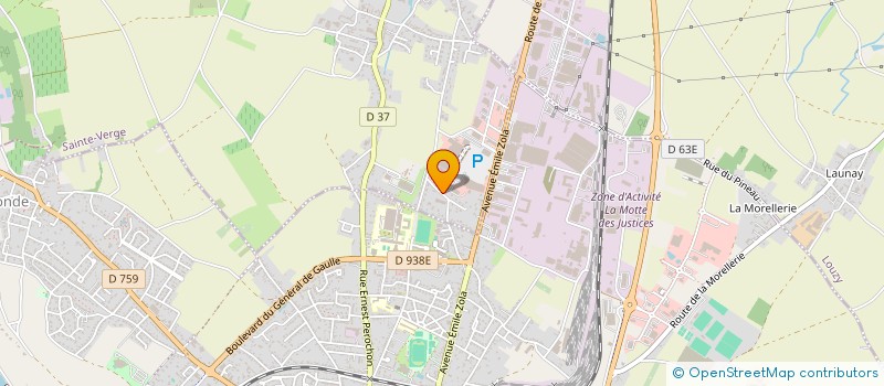 localisation de l'entreprise MONSIEUR DAVID HELFRICK  THOUARS