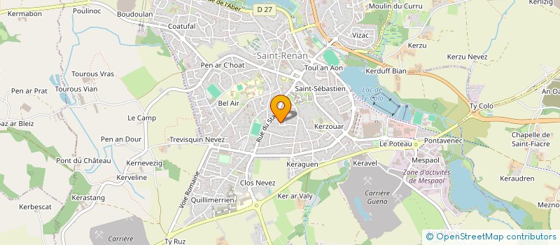 localisation de l'entreprise MONSIEUR DAVID HELIES à SAINT-RENAN