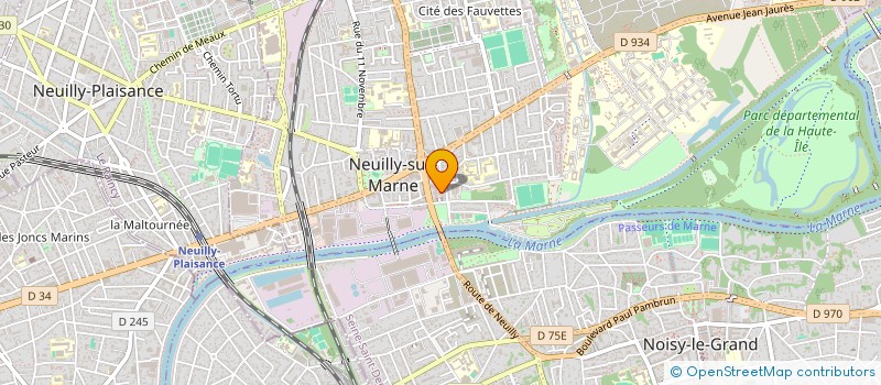 localisation de l'entreprise MONSIEUR DAVID HENRI PLOTICA  GAGNY