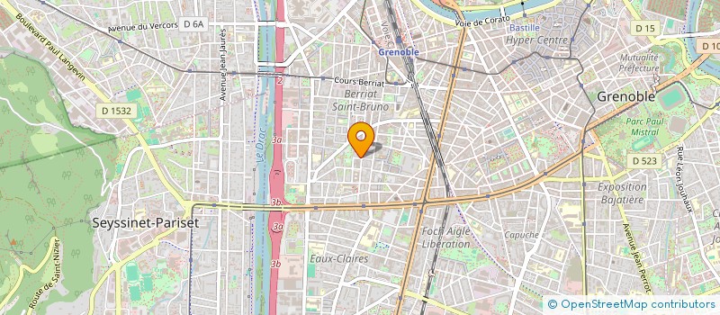 localisation de l'entreprise MONSIEUR DAVID HENRIQUES  GRENOBLE