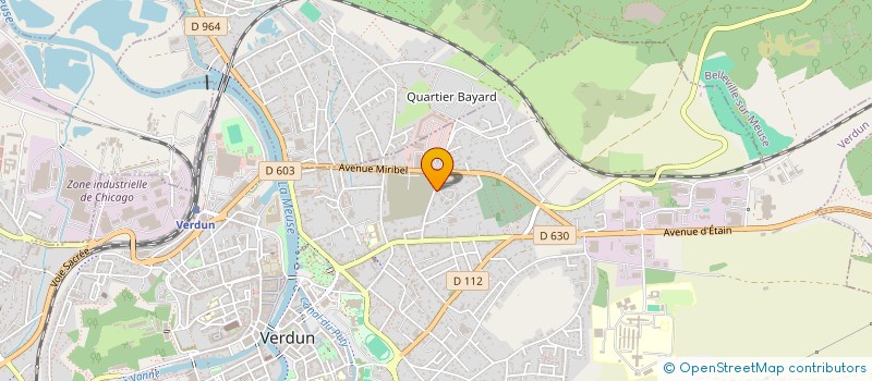 localisation de l'entreprise MONSIEUR DAVID HENRY à VERDUN