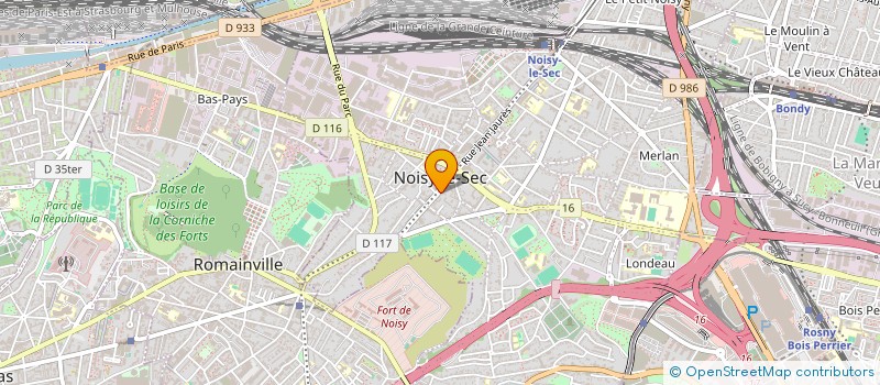 localisation de l'entreprise MONSIEUR DAVID HENRY à NOISY-LE-SEC
