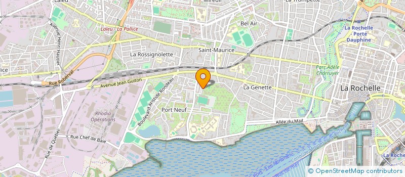 localisation de l'entreprise MONSIEUR DAVID HENRY  LA ROCHELLE