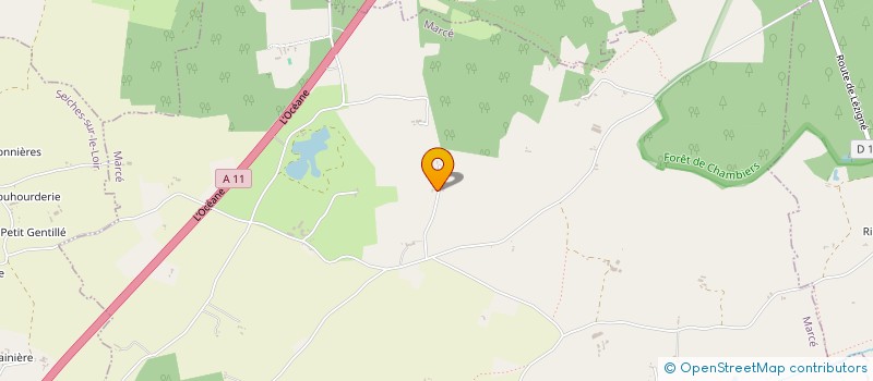 localisation de l'entreprise MONSIEUR DAVID HERAUD  MARCE