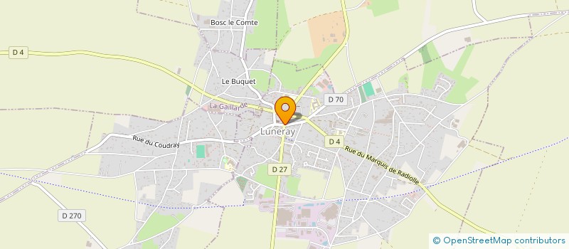 localisation de l'entreprise MONSIEUR DAVID HERICHE  LUNERAY