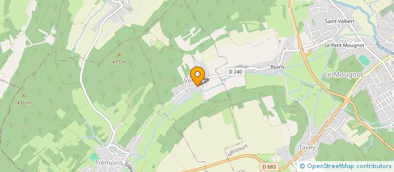 localisation de l'entreprise MONSIEUR DAVID HERITIER  VERLANS