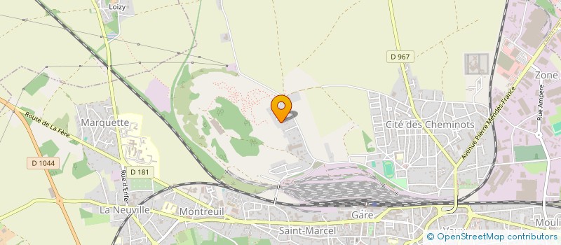 localisation de l'entreprise MONSIEUR DAVID HERMANS  LAON