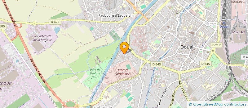 localisation de l'entreprise MONSIEUR DAVID HERMANT  DOUAI
