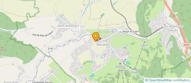 localisation de l'entreprise MONSIEUR DAVID HERMIER  METABIEF