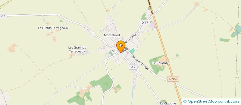 localisation de l'entreprise MONSIEUR DAVID HERNANDEZ à VINEUIL
