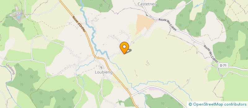 localisation de l'entreprise MONSIEUR DAVID HERNANDEZ  LOUBIENG