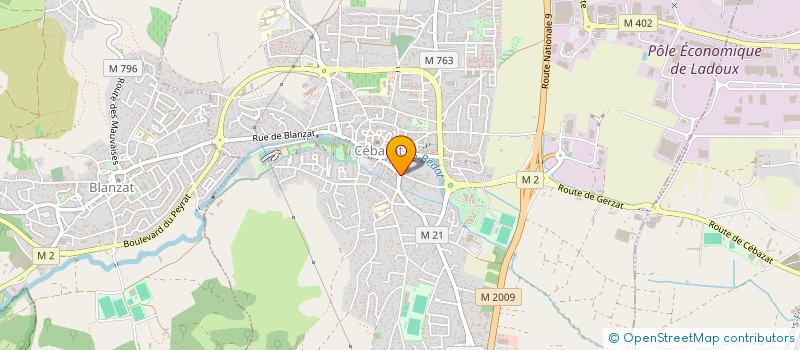 localisation de l'entreprise MONSIEUR DAVID HERNANDEZ  CEBAZAT