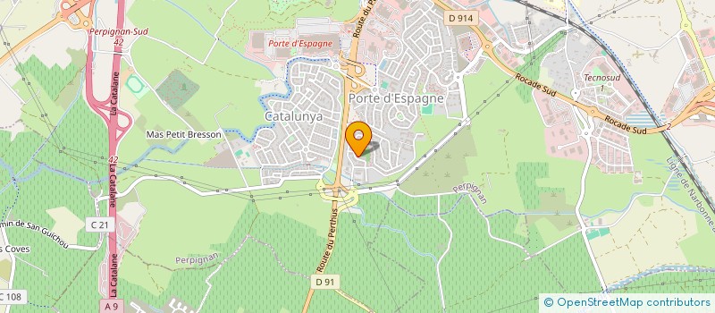 localisation de l'entreprise MONSIEUR DAVID HERRAIZ  PERPIGNAN