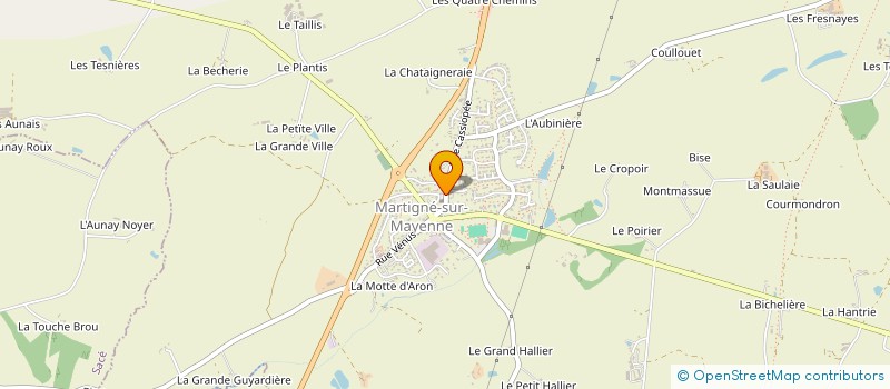 localisation de l'entreprise MONSIEUR DAVID HERRIER  MARTIGNE-SUR-MAYENNE