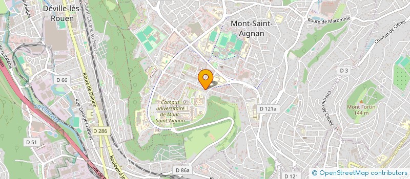 localisation de l'entreprise MONSIEUR DAVID HERTER à MONT-SAINT-AIGNAN