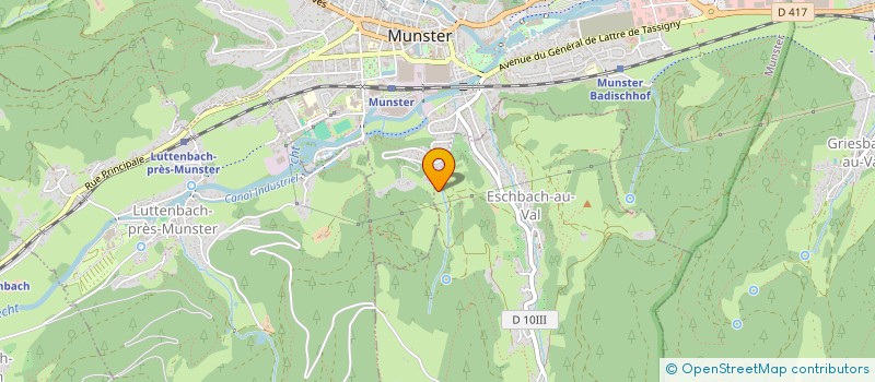 localisation de l'entreprise MONSIEUR DAVID HERTHA  ESCHBACH-AU-VAL