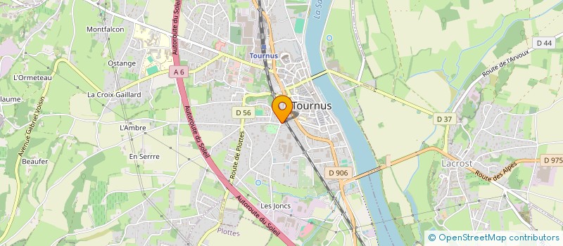 localisation de l'entreprise MONSIEUR DAVID HERVE à TOURNUS
