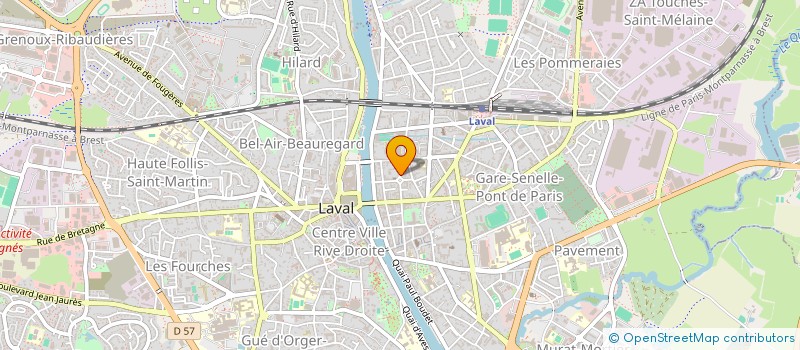 localisation de l'entreprise MONSIEUR DAVID HESPEL à LAVAL