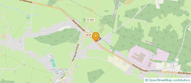 localisation de l'entreprise MONSIEUR DAVID HEUGEBAERT  SAINT-GERMER-DE-FLY