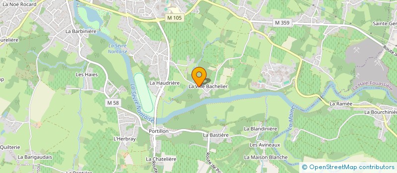 localisation de l'entreprise MONSIEUR DAVID HEURTEAU  VERTOU