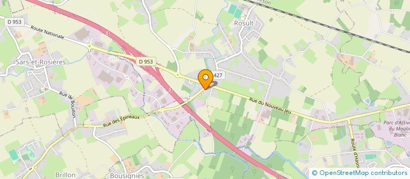 localisation de l'entreprise MONSIEUR DAVID HEWKO  ROSULT