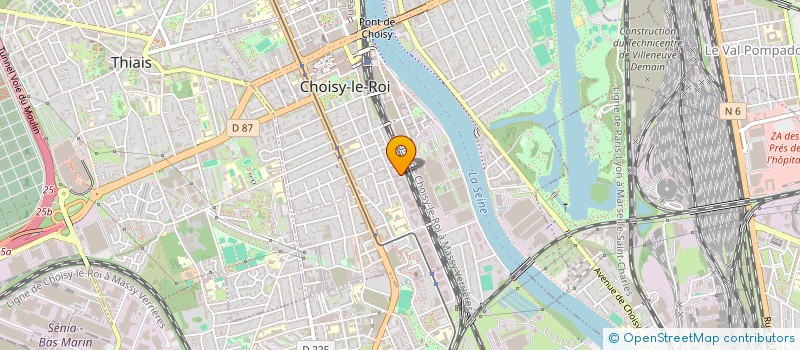 localisation de l'entreprise MONSIEUR DAVID HIDA  CHOISY-LE-ROI