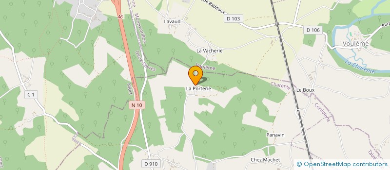 localisation de l'entreprise MONSIEUR DAVID HILL  AVAILLES-LIMOUZINE