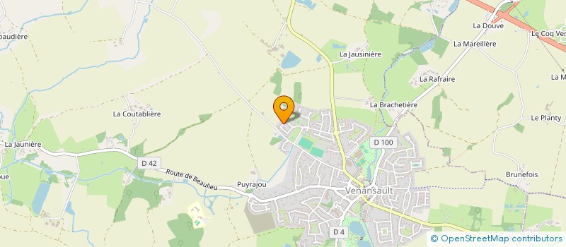 localisation de l'entreprise MONSIEUR DAVID HILLAIRET  VENANSAULT