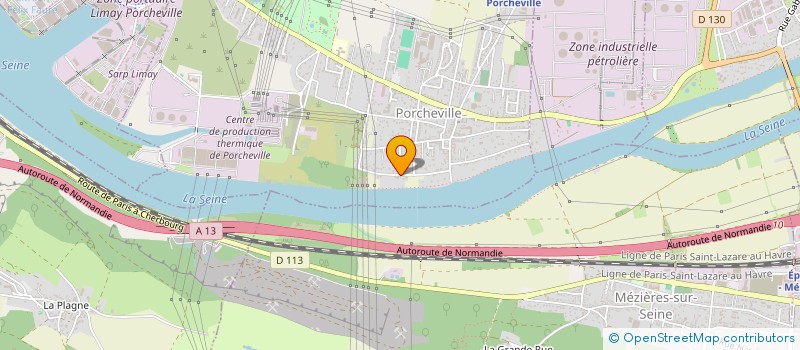 localisation de l'entreprise MONSIEUR DAVID HIS  PORCHEVILLE