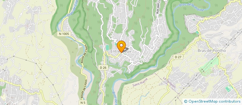 localisation de l'entreprise MONSIEUR DAVID HOARAU  ENTRE-DEUX