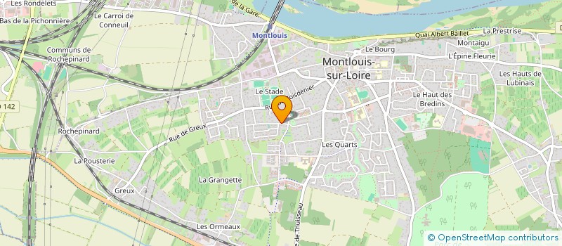 localisation de l'entreprise MONSIEUR DAVID HOLLEY  MONTLOUIS-SUR-LOIRE
