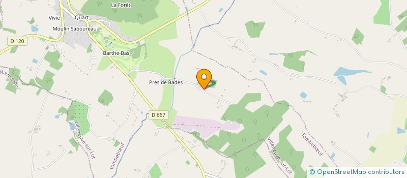 localisation de l'entreprise MONSIEUR DAVID HOLMES  TOMBEBUF